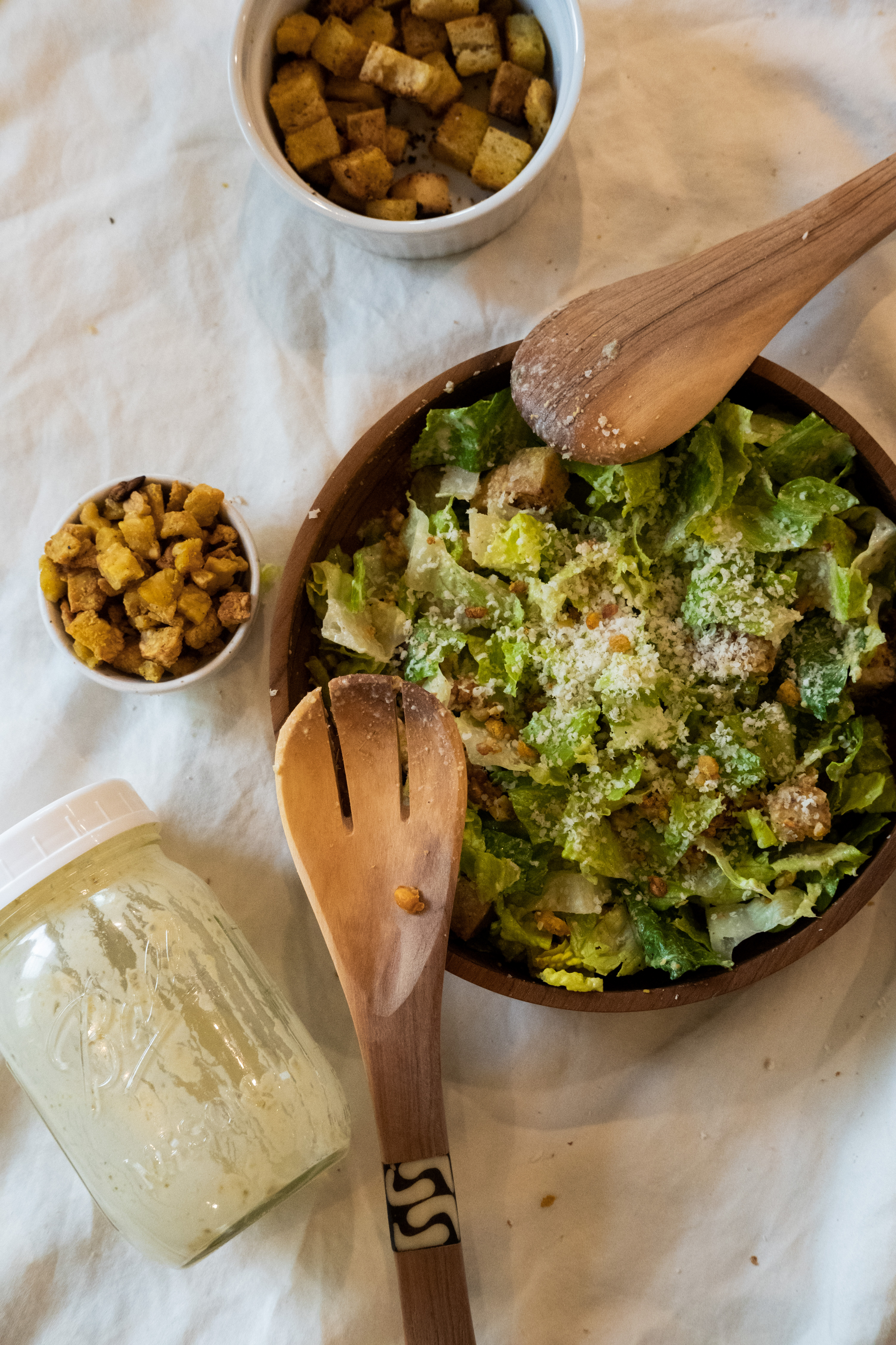 Vegan, Gluten Free Caesar Salad