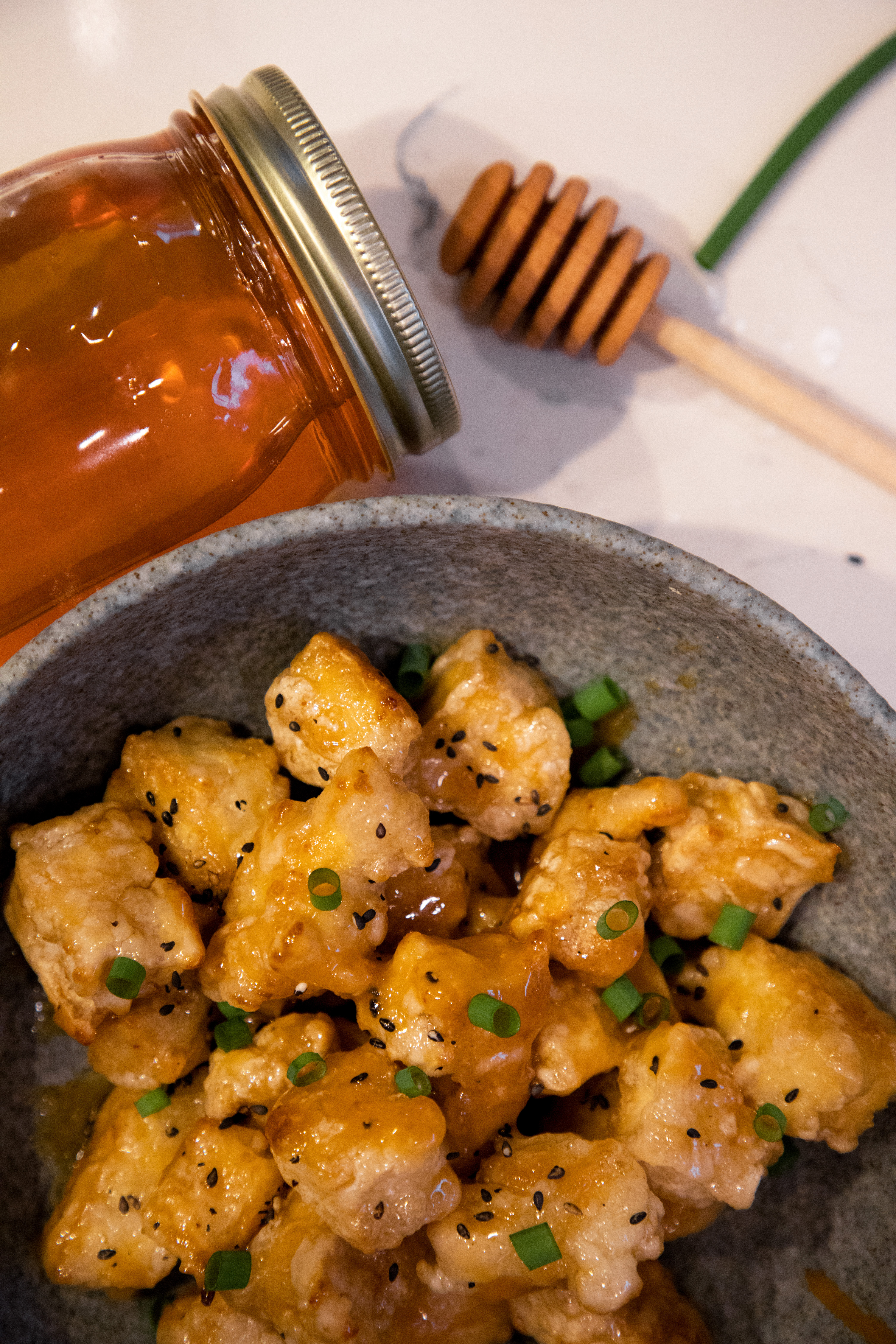 Crispy Honey Tofu